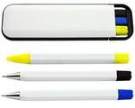 WP187 - 3 in 1 Pen Pen Highlighter Set