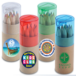 WL193 - Coloured Pencils in Cardboard Tube
