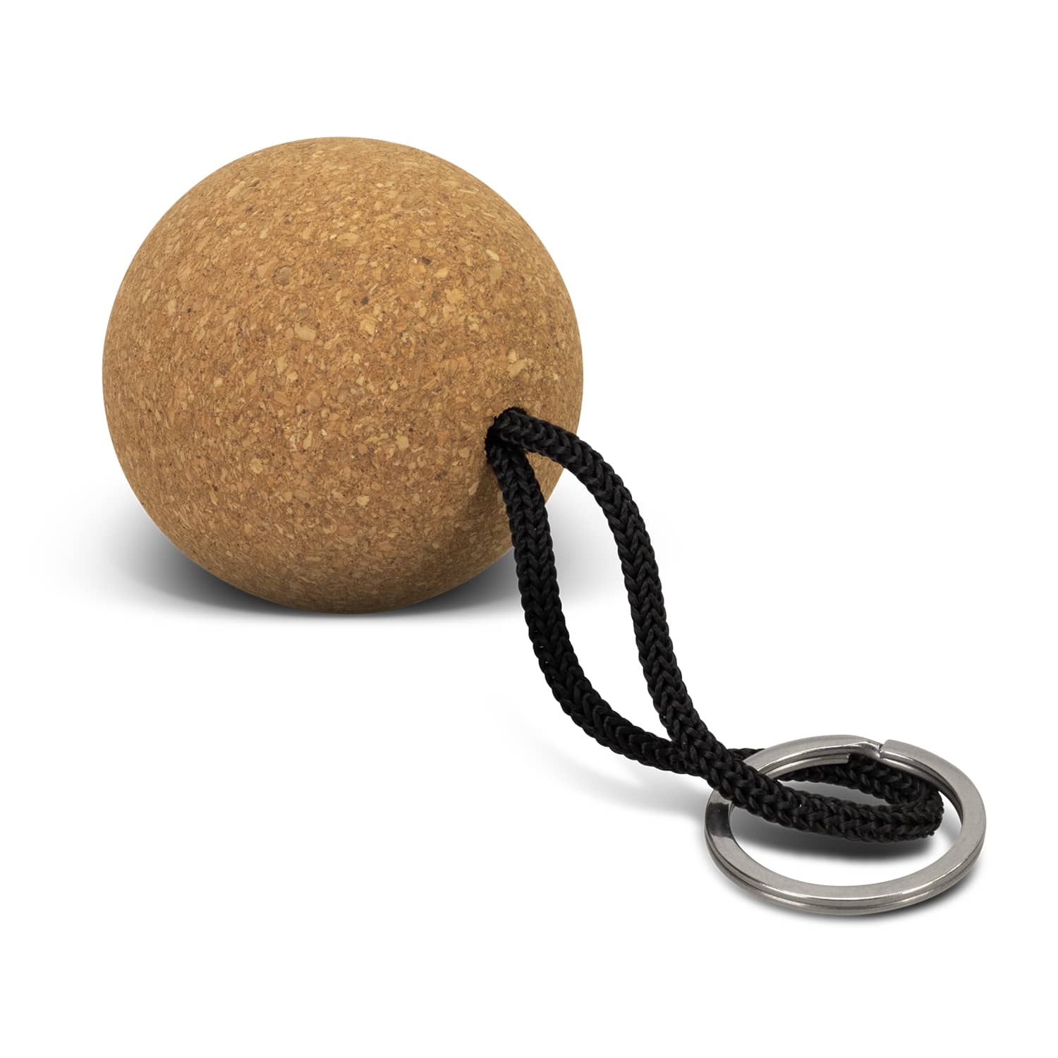 Cork Floating Key Ring - Round - Image 3