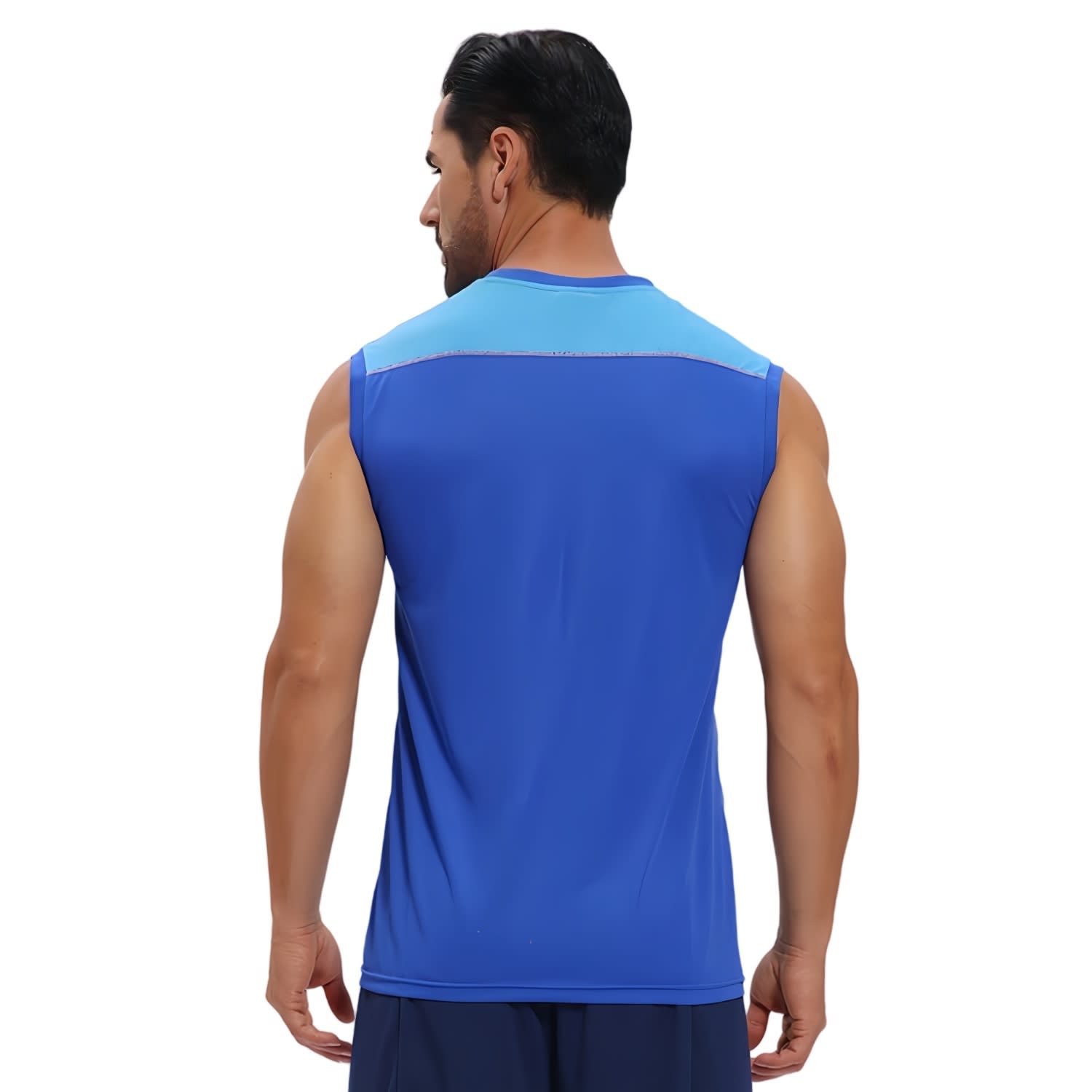 100% Polyester Micro Mesh Sublimated Crew Neck Singlet - Image 3