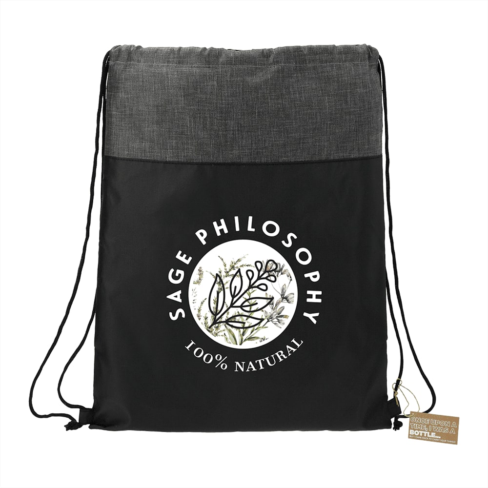 Ash Recycled Drawstring Bag - Image 2