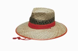 Natural Straw Orange Trim – S-M-L-XL