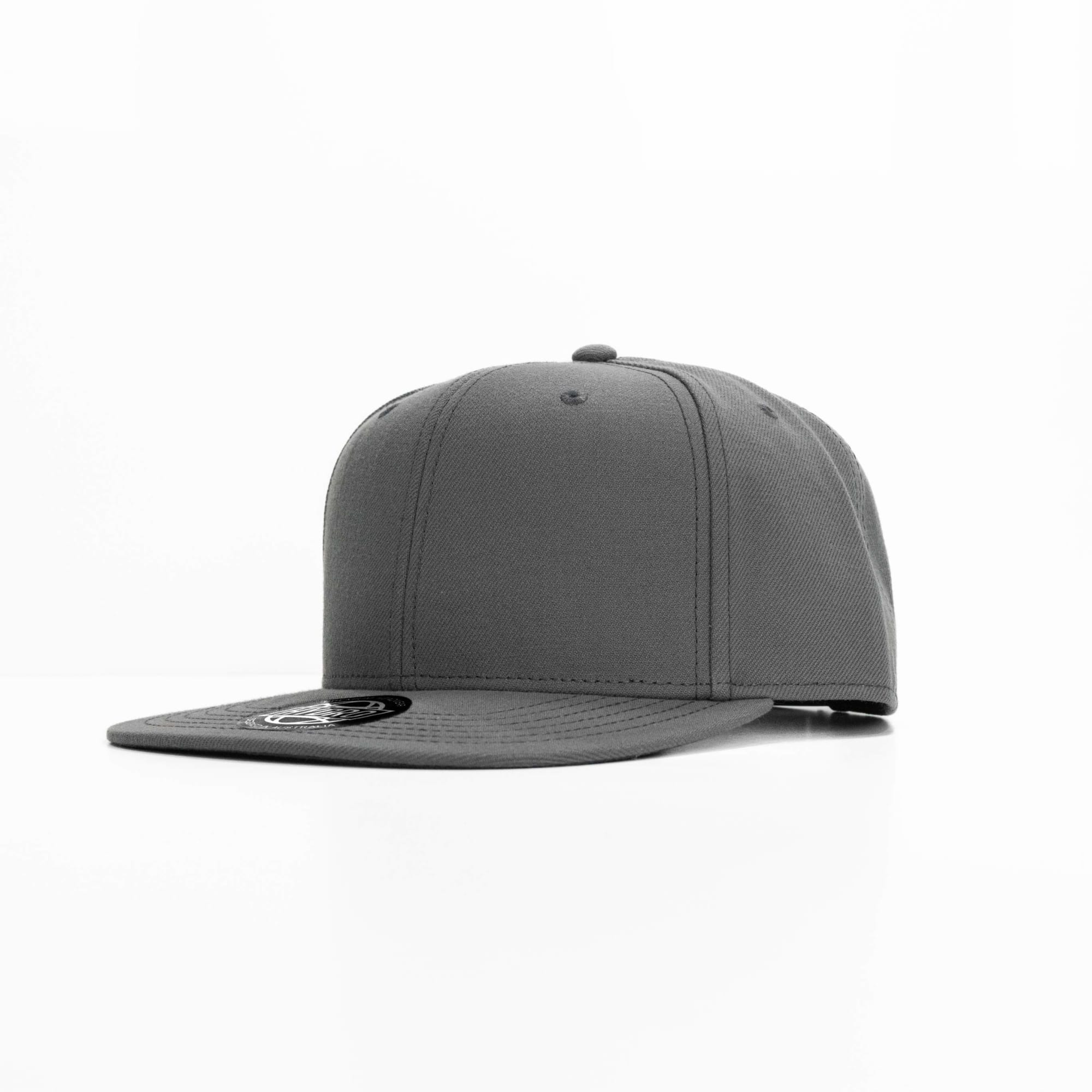 Clay 6 Panel Polyester Cap with Flat Visor - Image 3