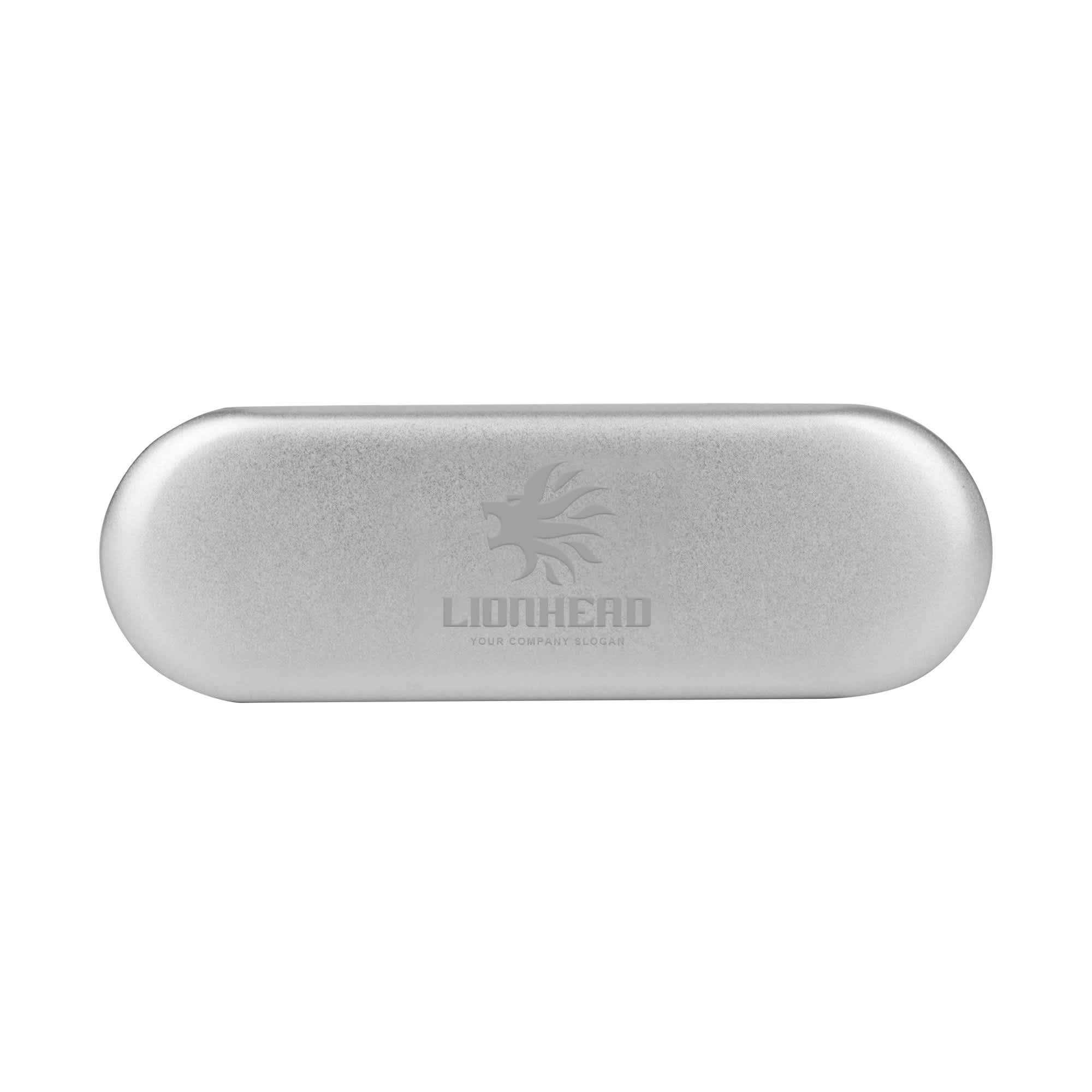 Silver Tin with Black Foam Insert (175 x 55 x18mm) - Image 2