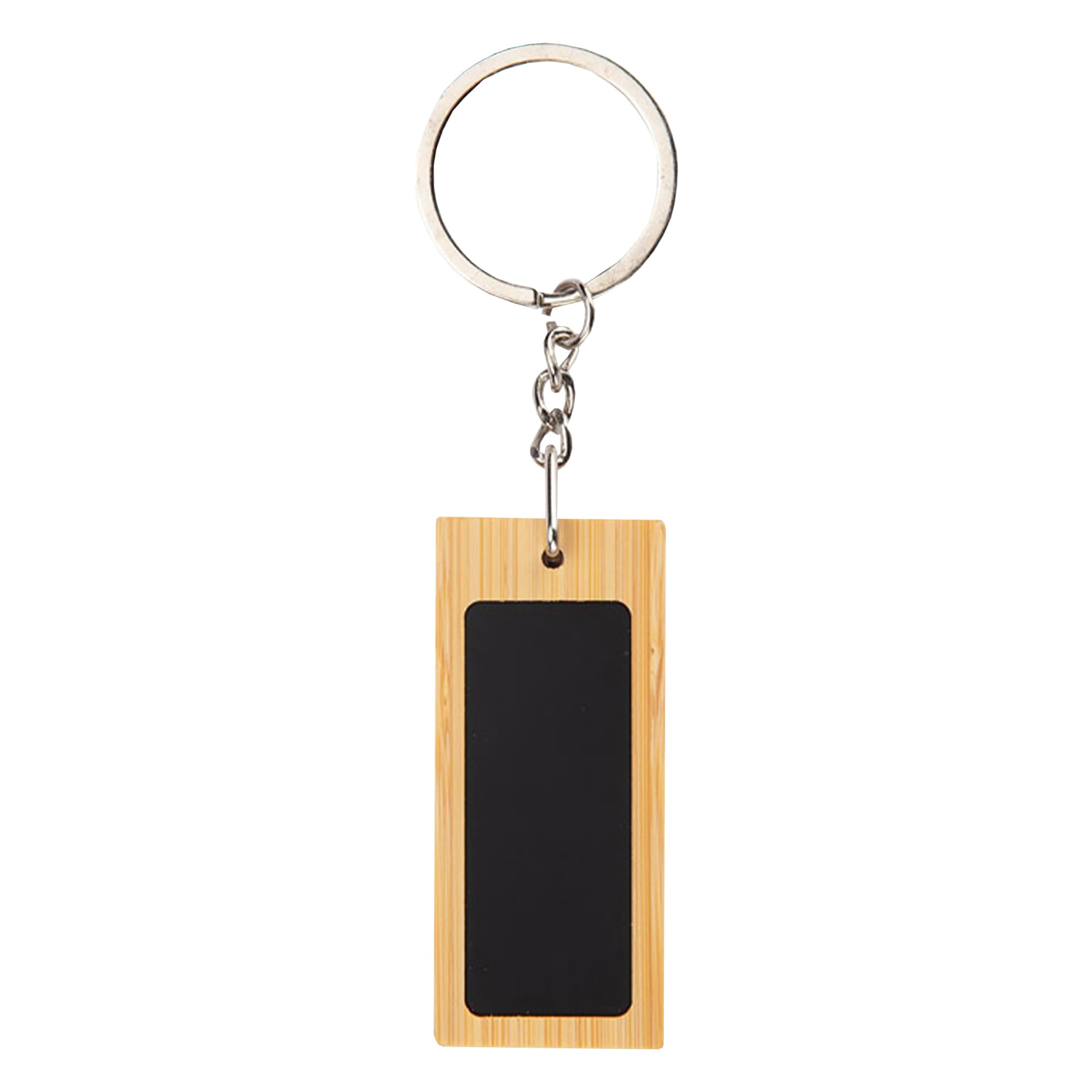 Mirage Rectangular Bamboo Keyring - Image 3