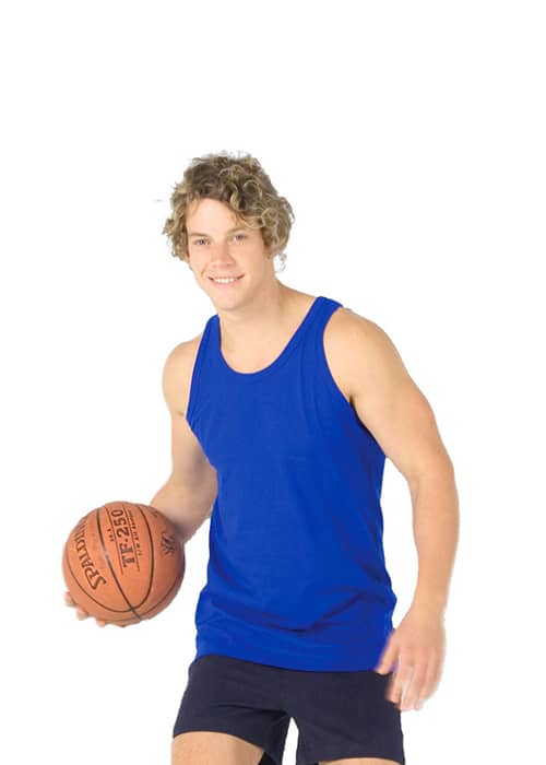 Men's Cotton Singlet - Image 3