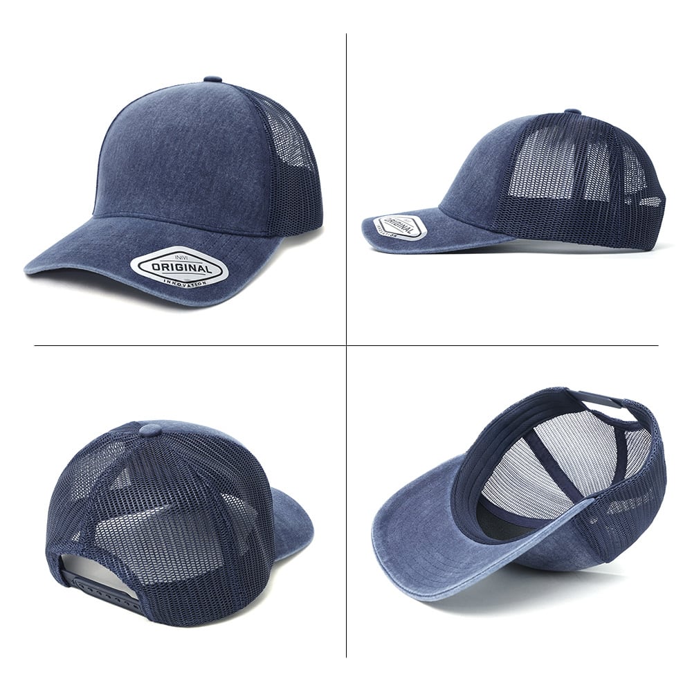 Seamless Front Washed Mesh Cap - Image 2